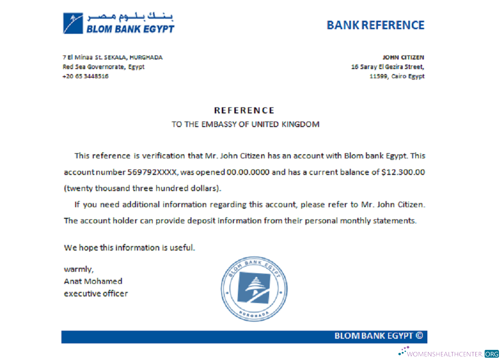 Download Egypt Blom Bank reference Photoshop template